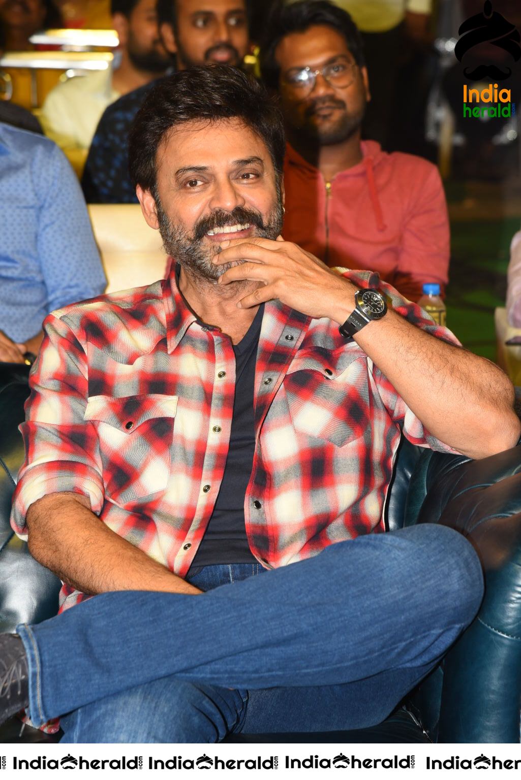 Actor Venkatesh at Venky Mama Pre Release Event in Khammam Set 1