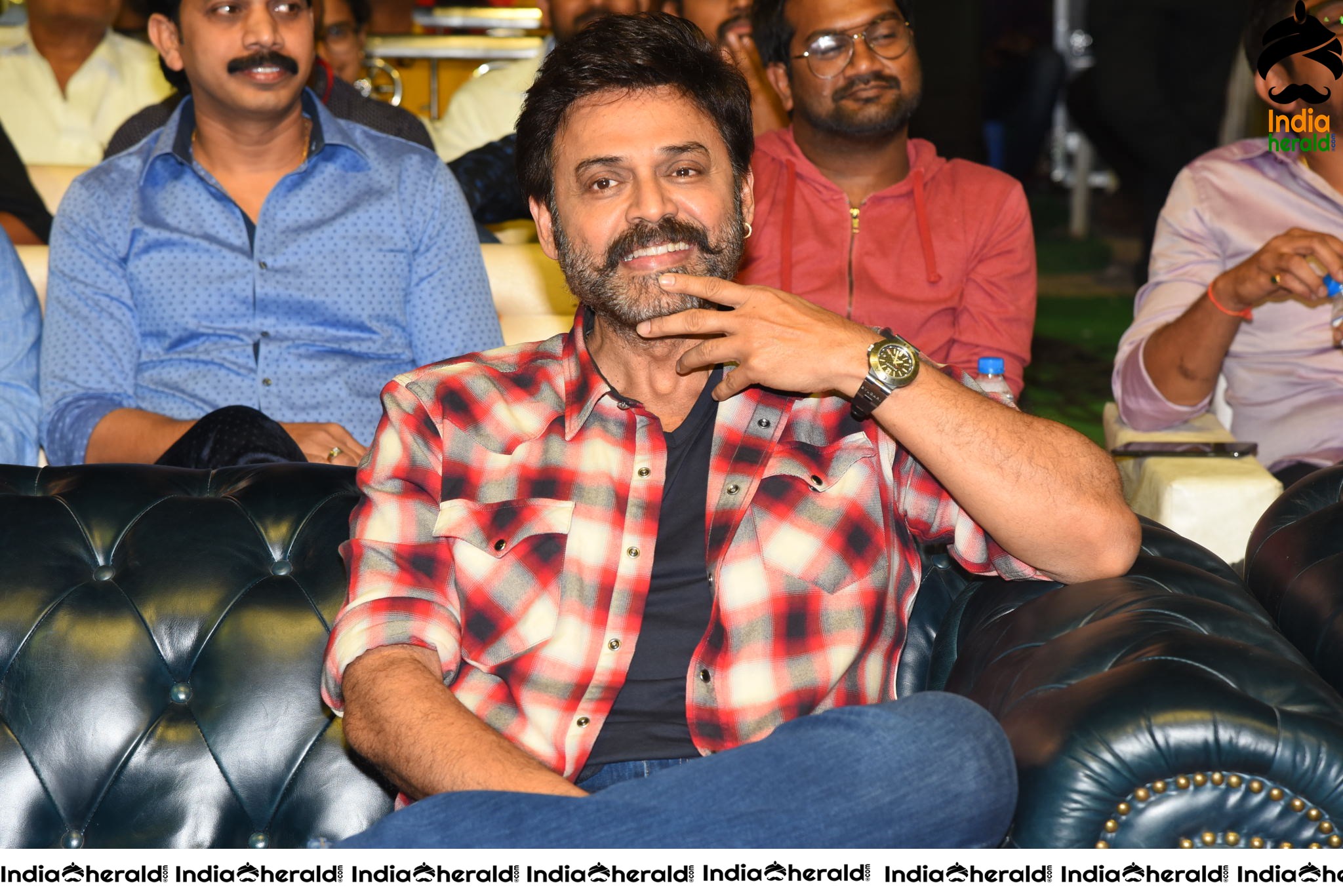 Actor Venkatesh at Venky Mama Pre Release Event in Khammam Set 1