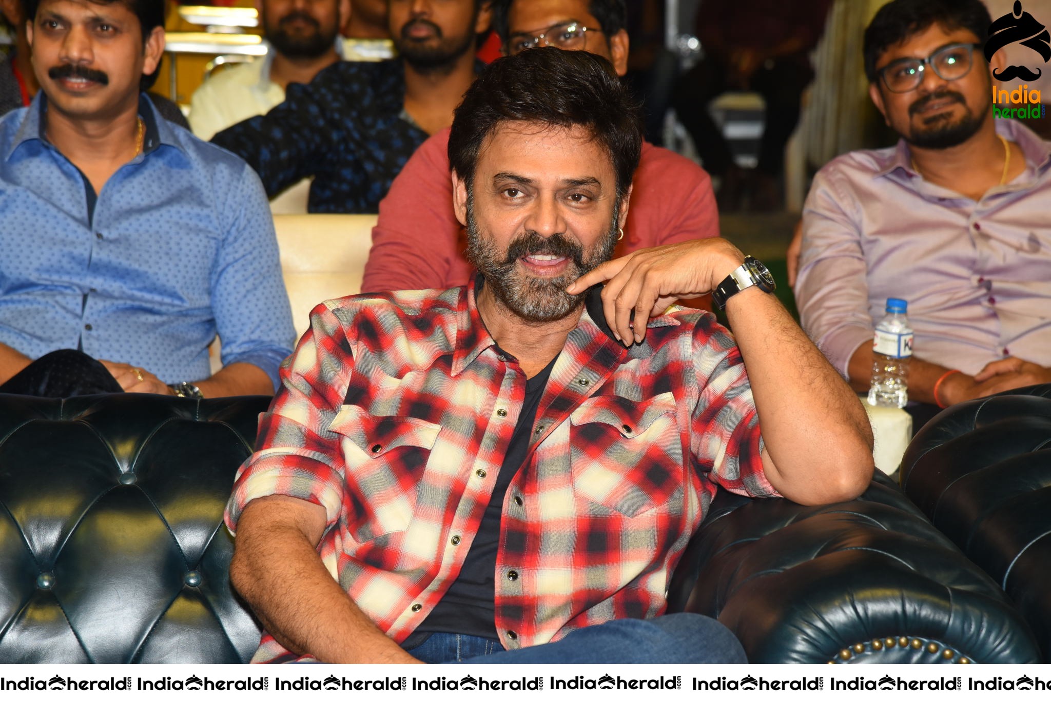 Actor Venkatesh at Venky Mama Pre Release Event in Khammam Set 2