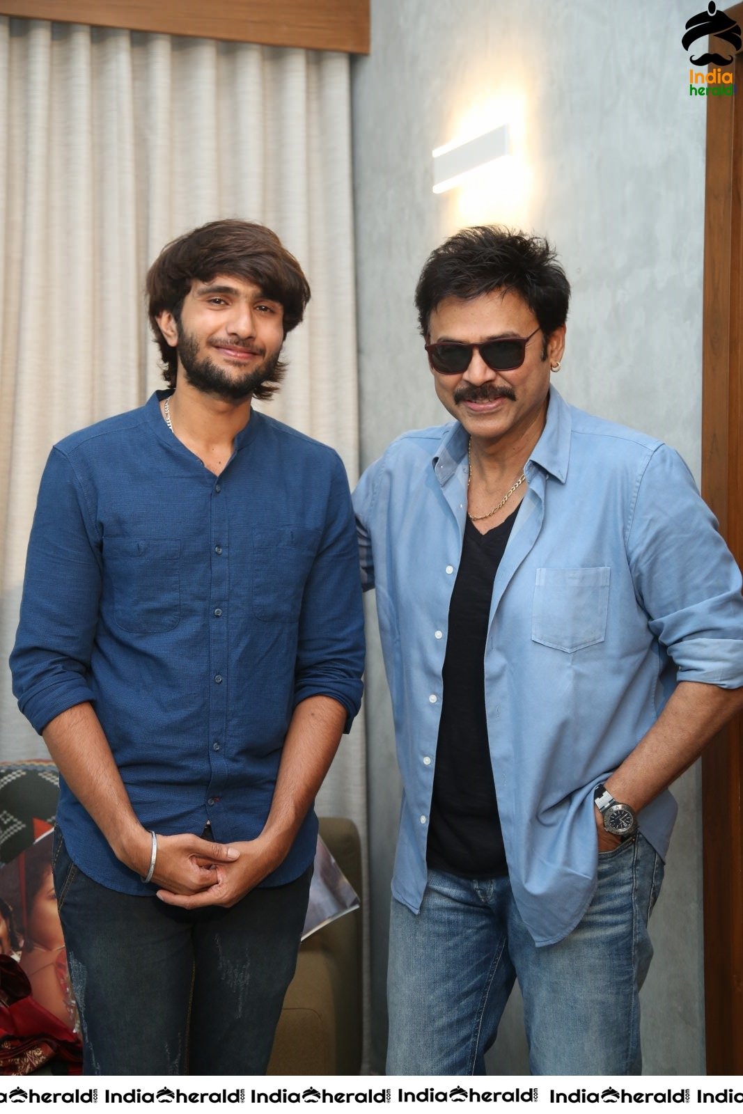 Actor Venkatesh Stills with Hero Nataraj Set 1