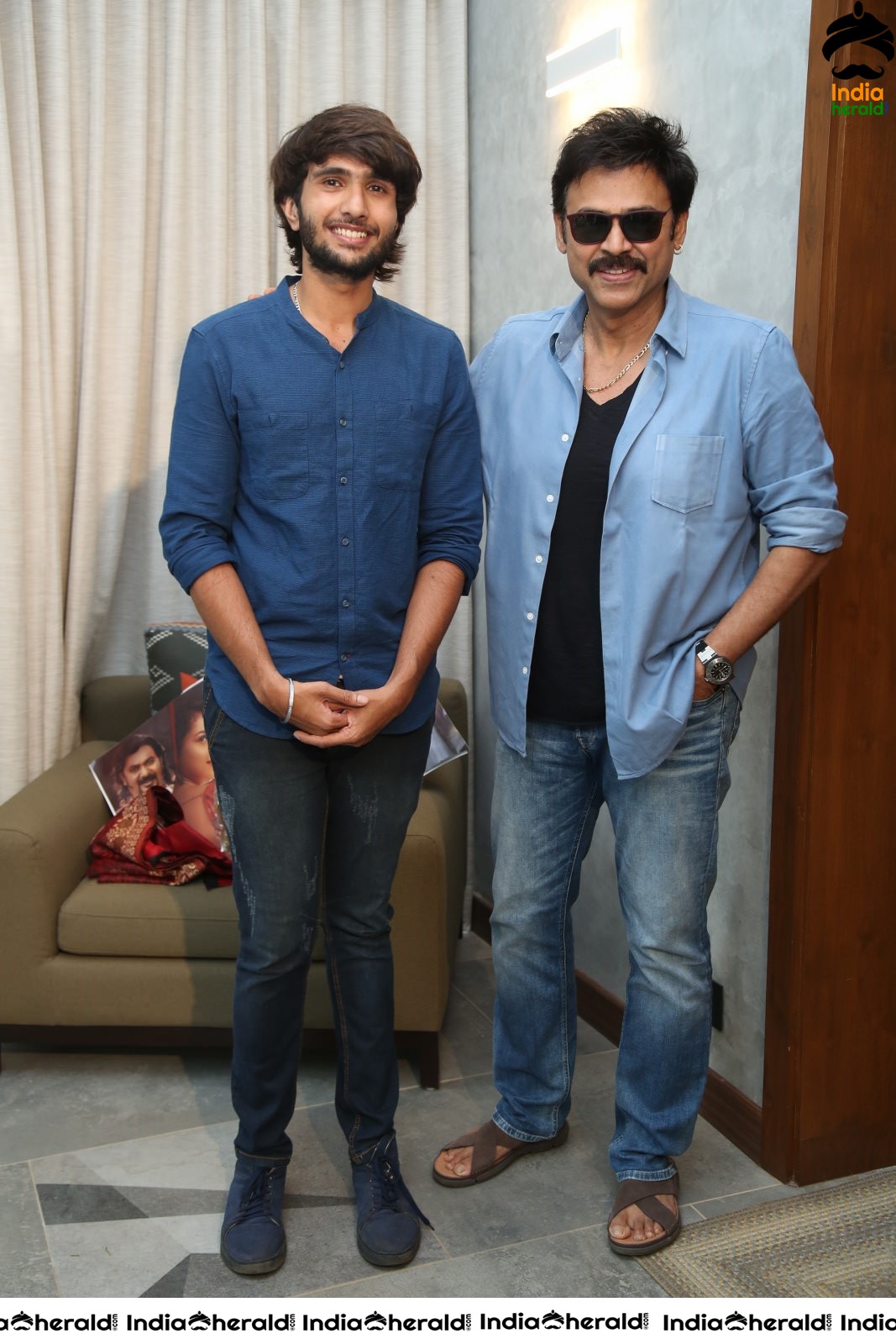 Actor Venkatesh Stills with Hero Nataraj Set 1