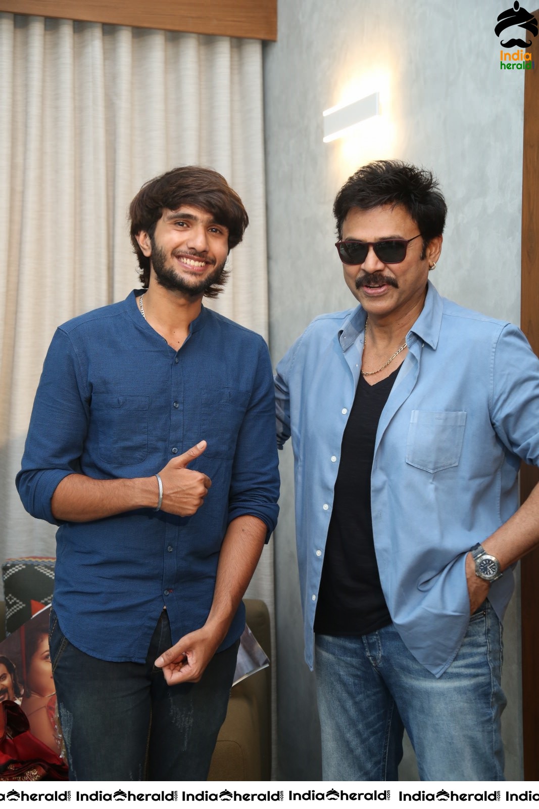 Actor Venkatesh Stills with Hero Nataraj Set 2