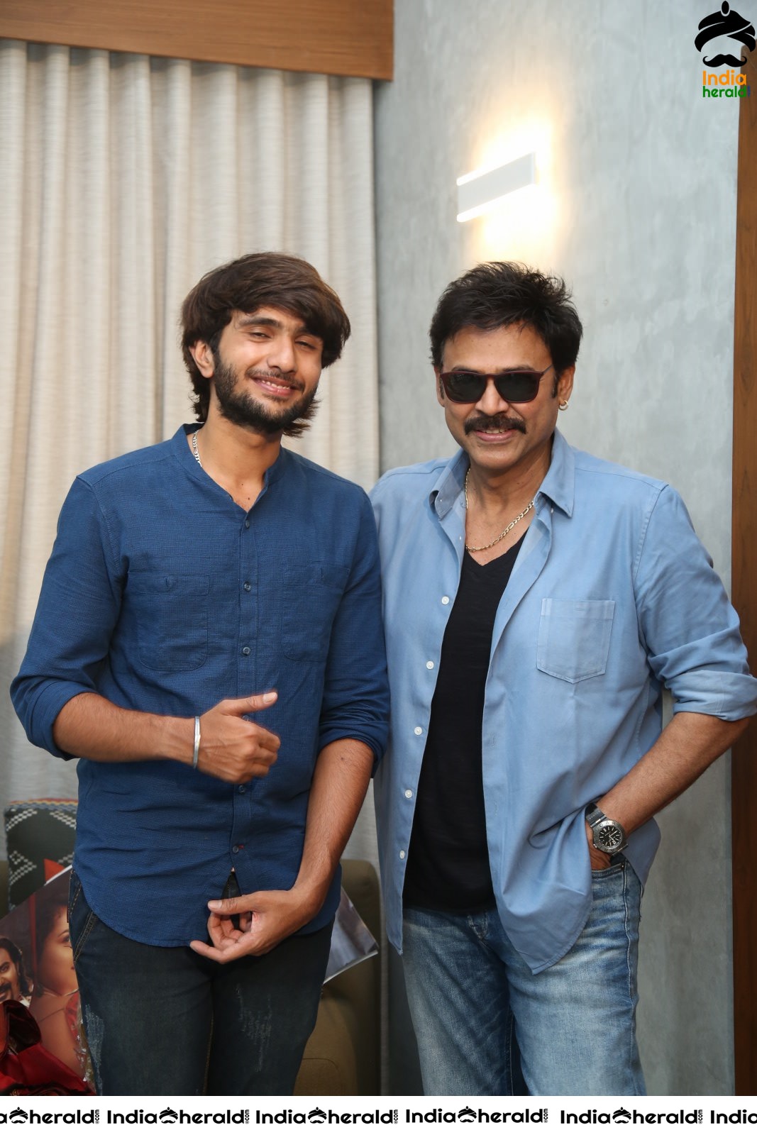 Actor Venkatesh Stills with Hero Nataraj Set 2