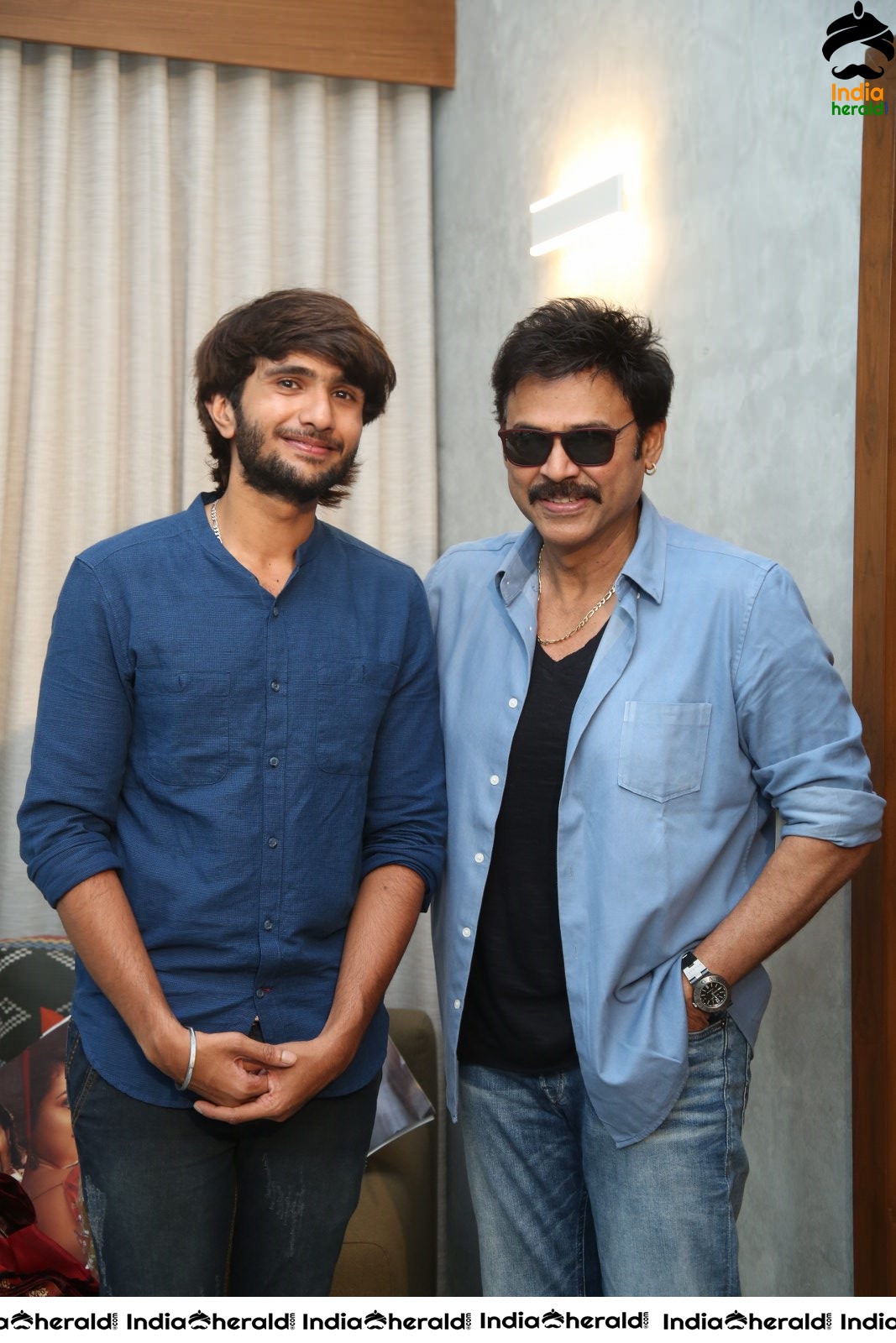 Actor Venkatesh Stills with Hero Nataraj Set 2