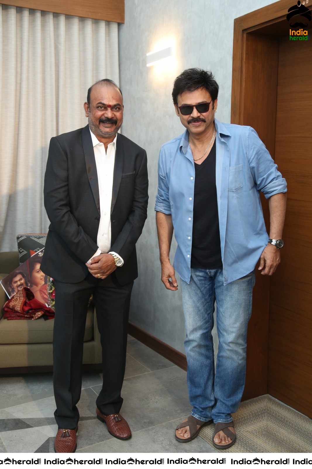 Actor Venkatesh Stills with Hero Nataraj Set 2