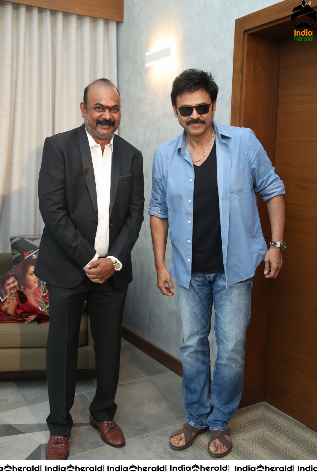 Actor Venkatesh Stills with Hero Nataraj Set 2