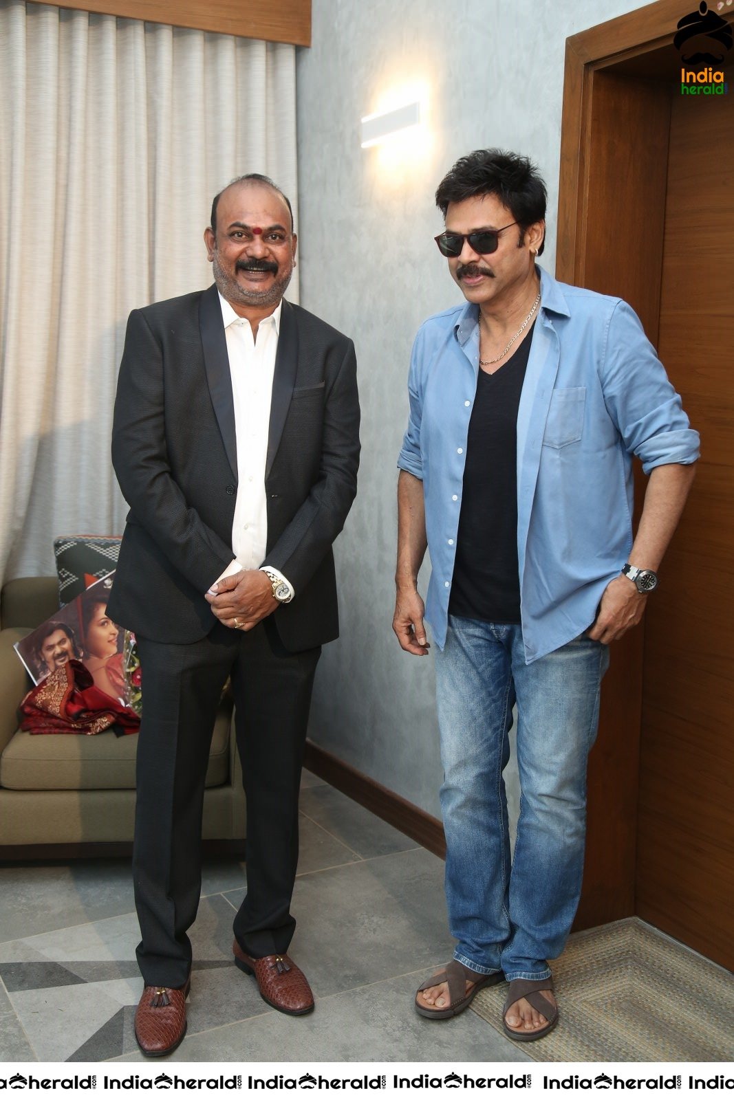 Actor Venkatesh Stills with Hero Nataraj Set 2