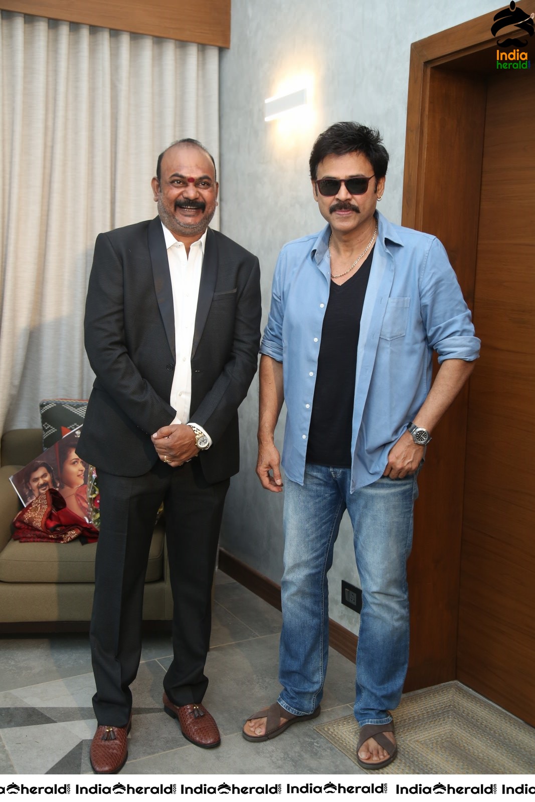 Actor Venkatesh Stills with Hero Nataraj Set 2