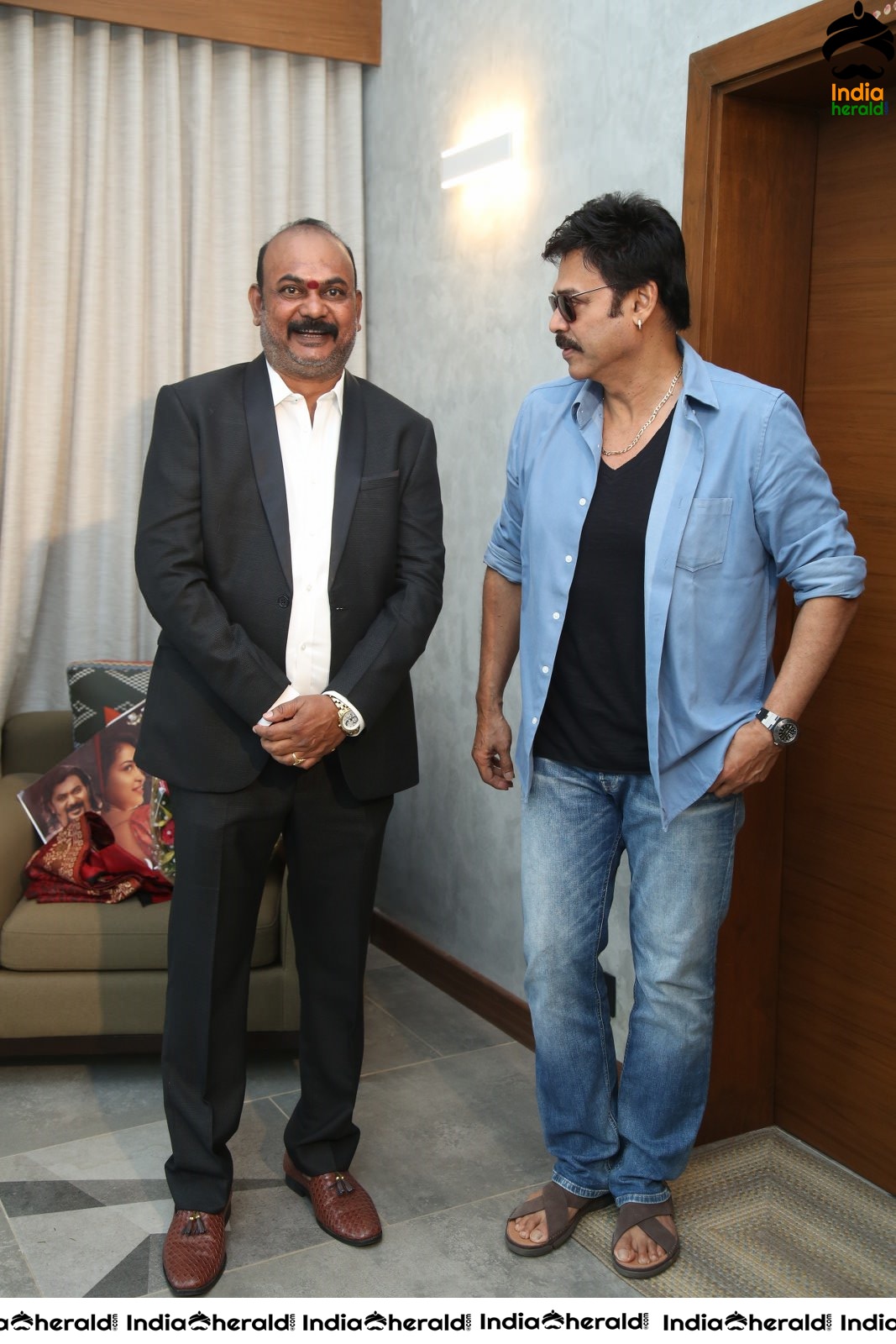 Actor Venkatesh Stills with Hero Nataraj Set 2