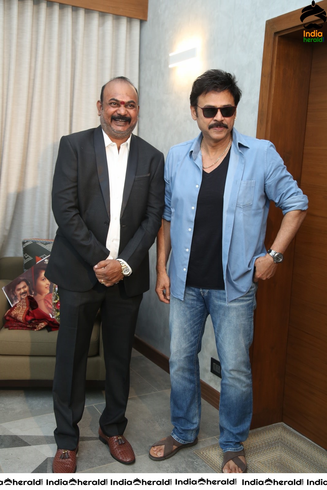 Actor Venkatesh Stills with Hero Nataraj Set 2