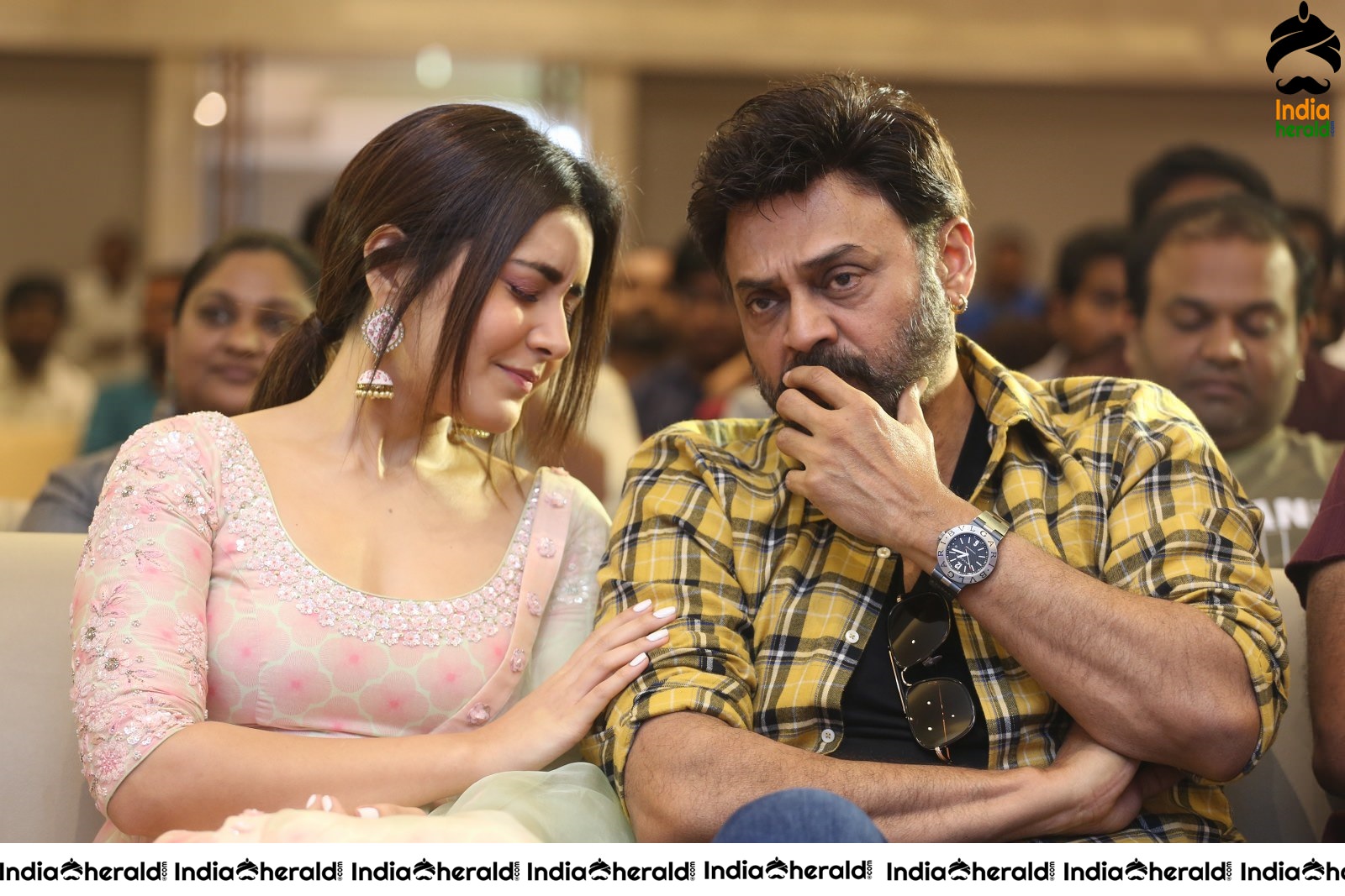 Actor Victory Venkatesh Speaks Secretly and Close with Raashi Khanna