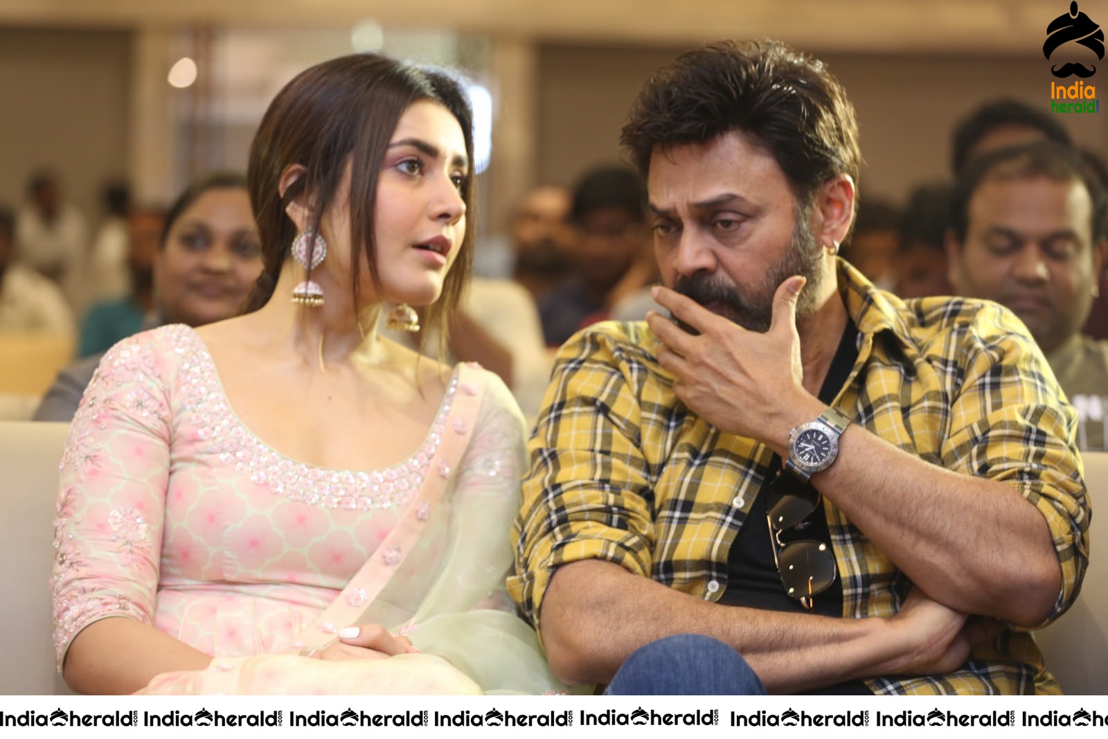 Actor Victory Venkatesh Speaks Secretly and Close with Raashi Khanna