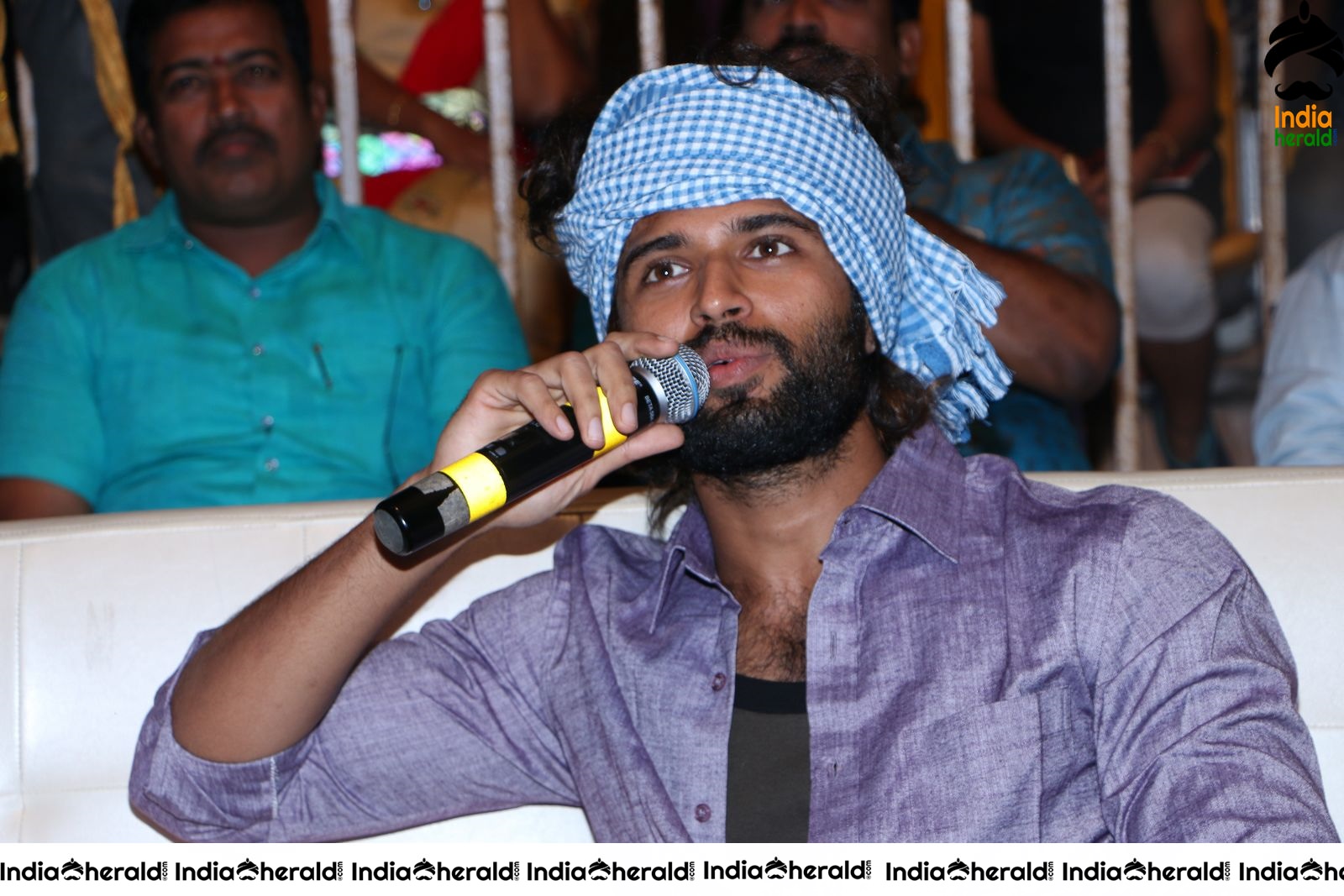 Actor Vijay Deverakonda Latest Photos in Lungi during WFL event