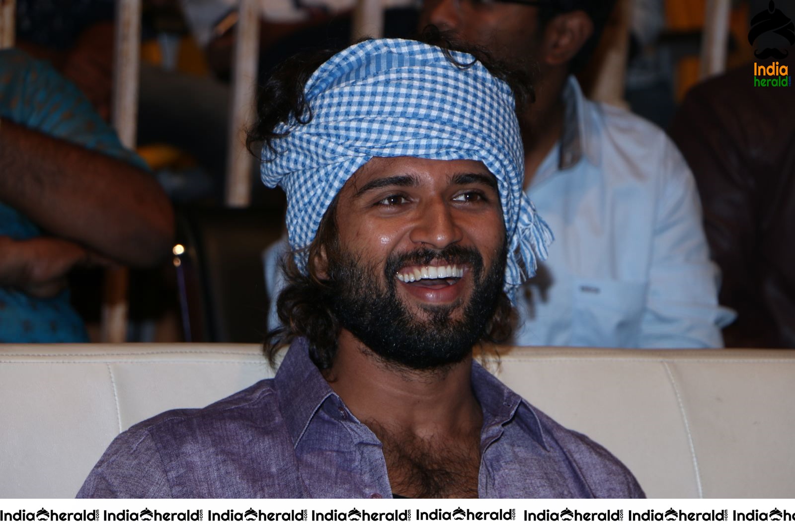 Actor Vijay Deverakonda Latest Photos in Lungi during WFL event