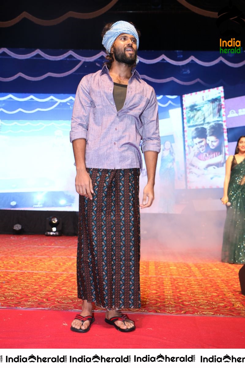 Actor Vijay Deverakonda Latest Photos in Lungi during WFL event