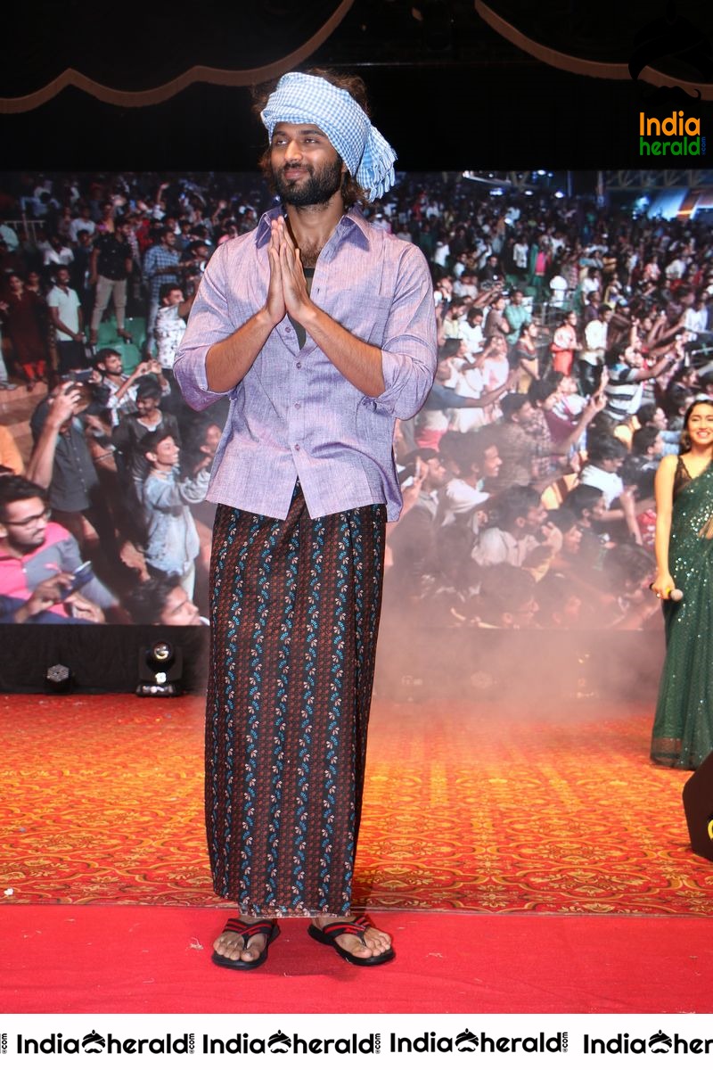 Actor Vijay Deverakonda Latest Photos in Lungi during WFL event