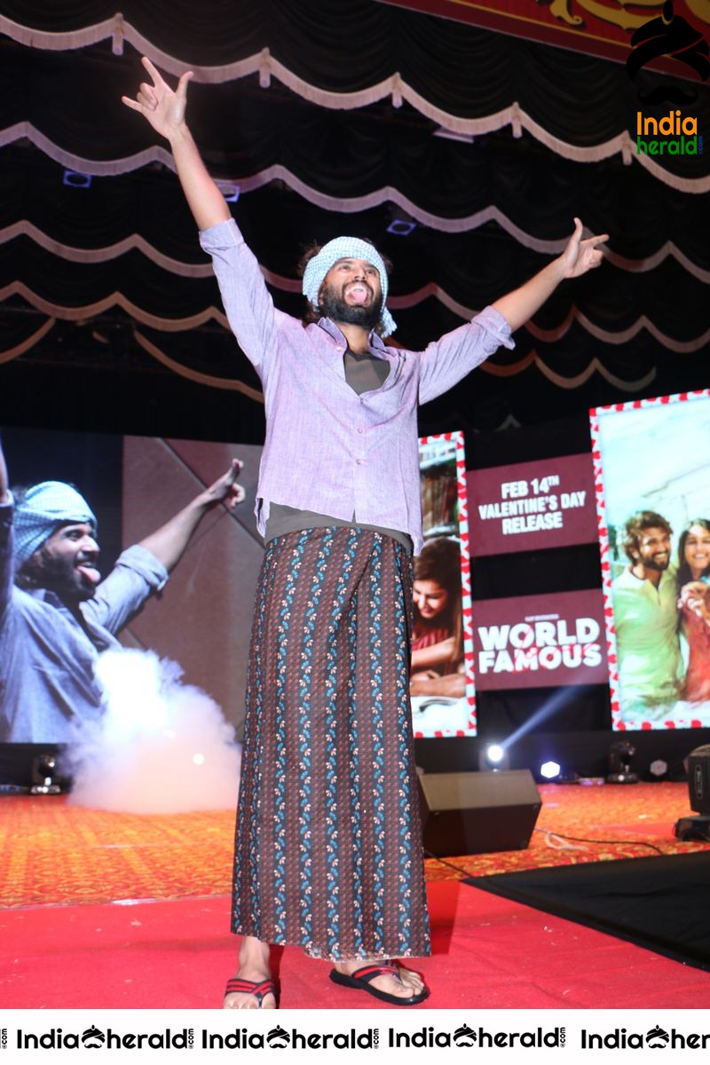 Actor Vijay Deverakonda Latest Photos in Lungi during WFL event