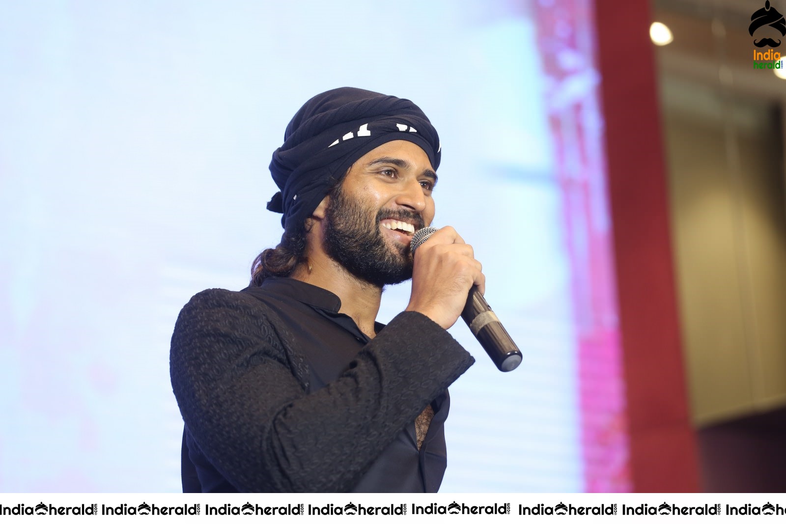 Actor Vijay Deverakonda Looking Dapper in Black Set 1