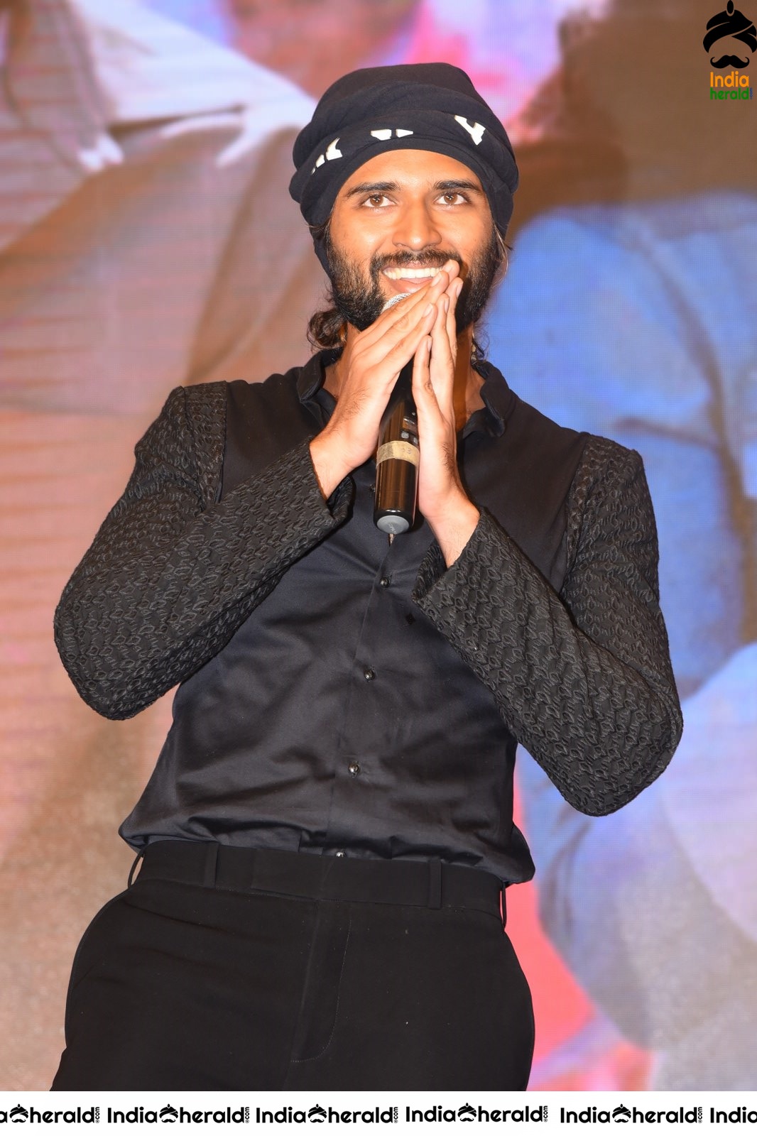 Actor Vijay Deverakonda Looking Dapper in Black Set 2