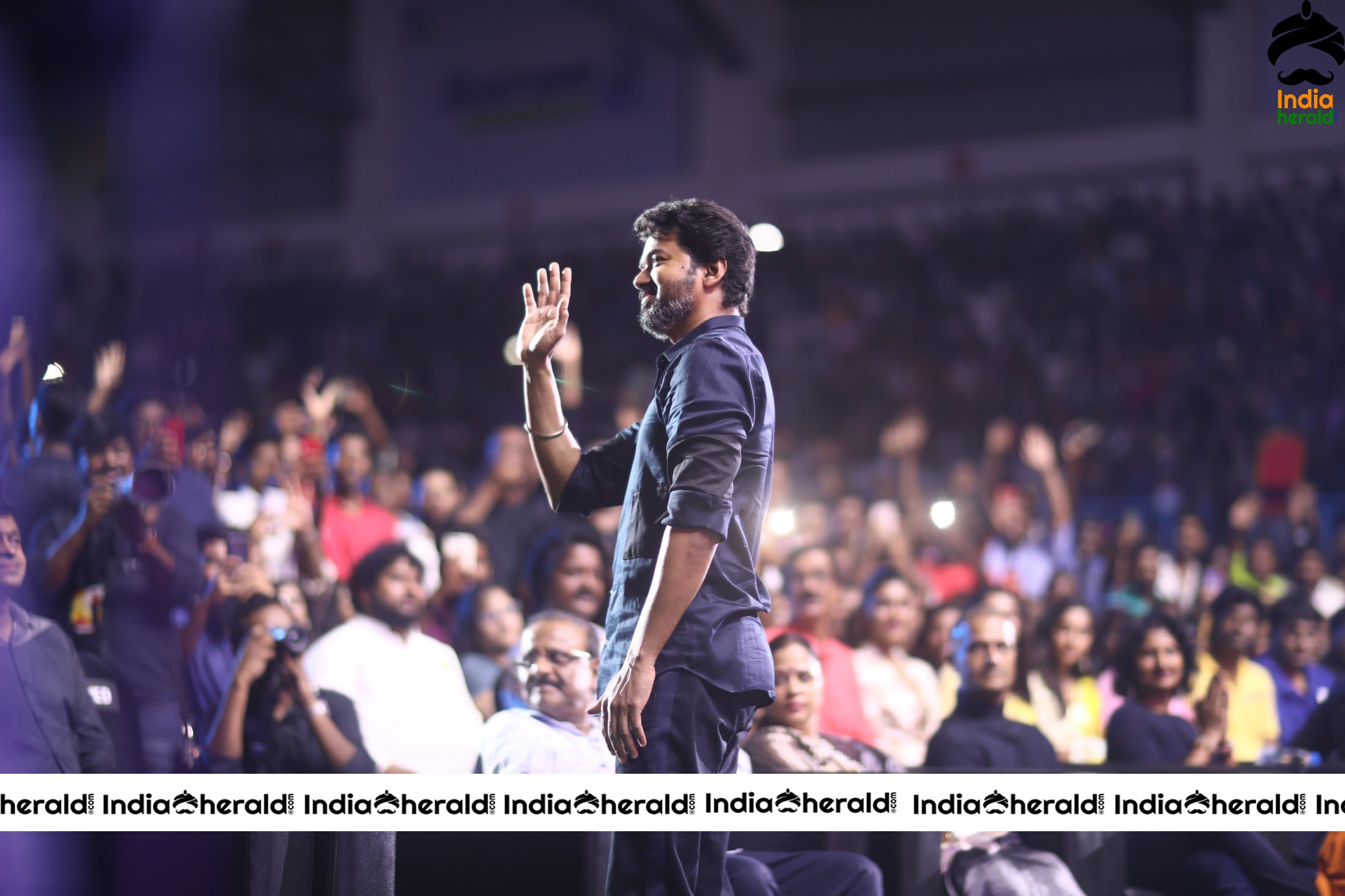 Actor Vijay HD Stills From Bigil Audio Launch Set 1