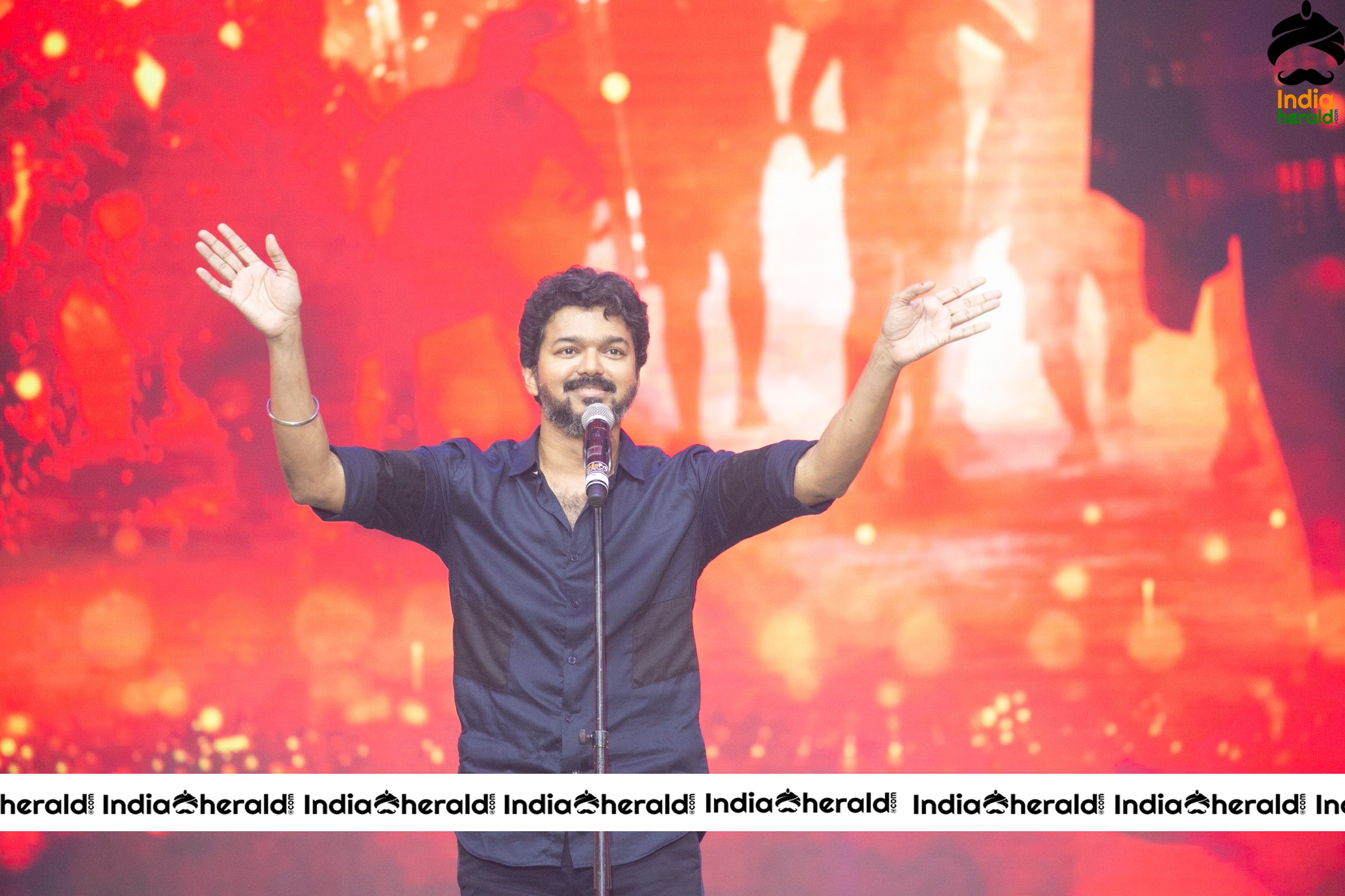 Actor Vijay HD Stills From Bigil Audio Launch Set 1