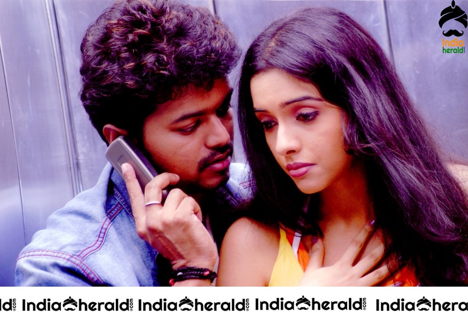 Actor Vijay Rare Photos with Asin while shooting and also On the Screen Set 2