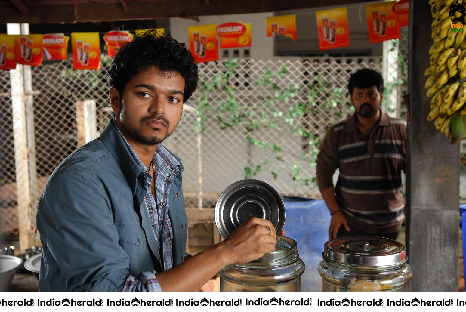 Actor Vijay Rare Photos with Asin while shooting and also On the Screen Set 4