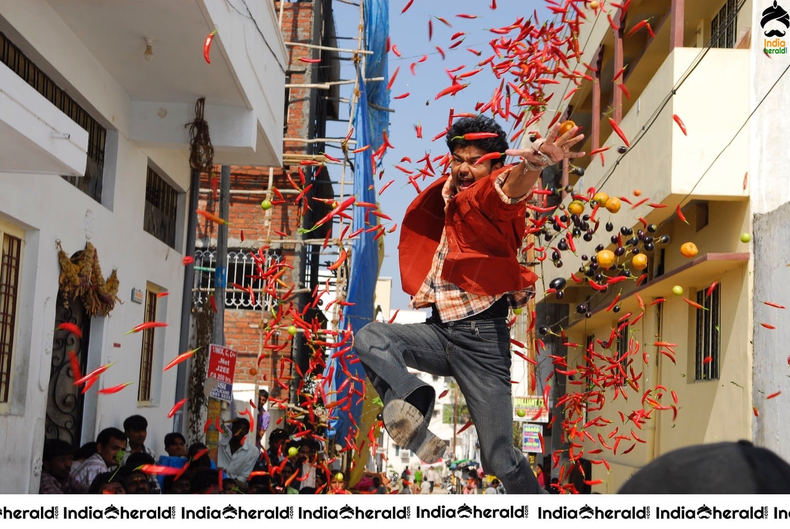 Actor Vijay Rare Photos with Asin while shooting and also On the Screen Set 4