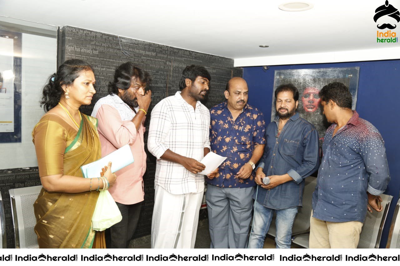 Actor Vijay Sethupathi met Chinnathirai Leader Ravi Varma
