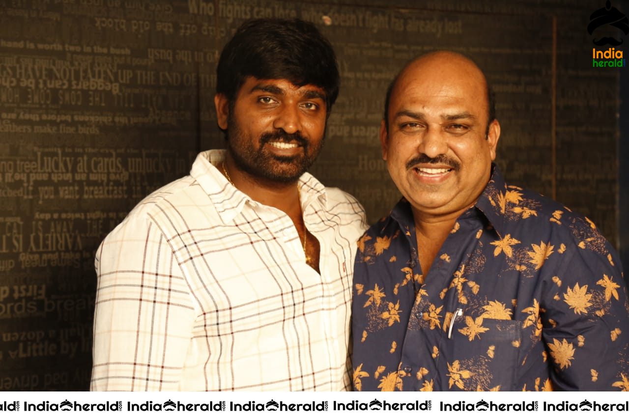 Actor Vijay Sethupathi met Chinnathirai Leader Ravi Varma