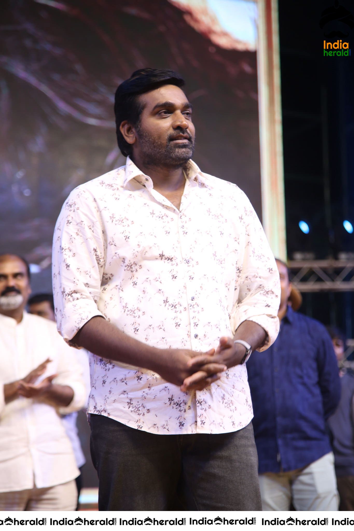 Actor Vijay Sethupathi Photos from Sye Raa Pre Release Event Set 1