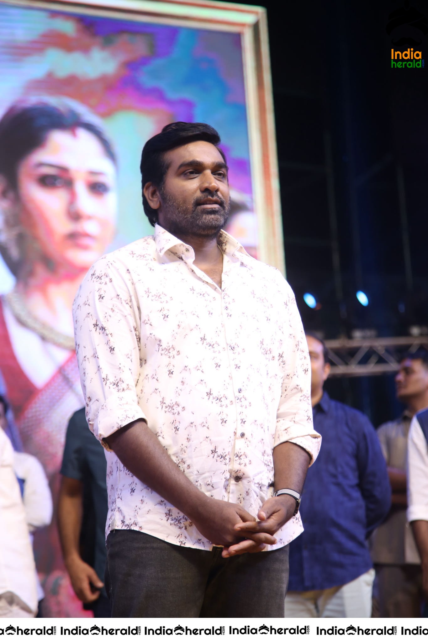 Actor Vijay Sethupathi Photos from Sye Raa Pre Release Event Set 1