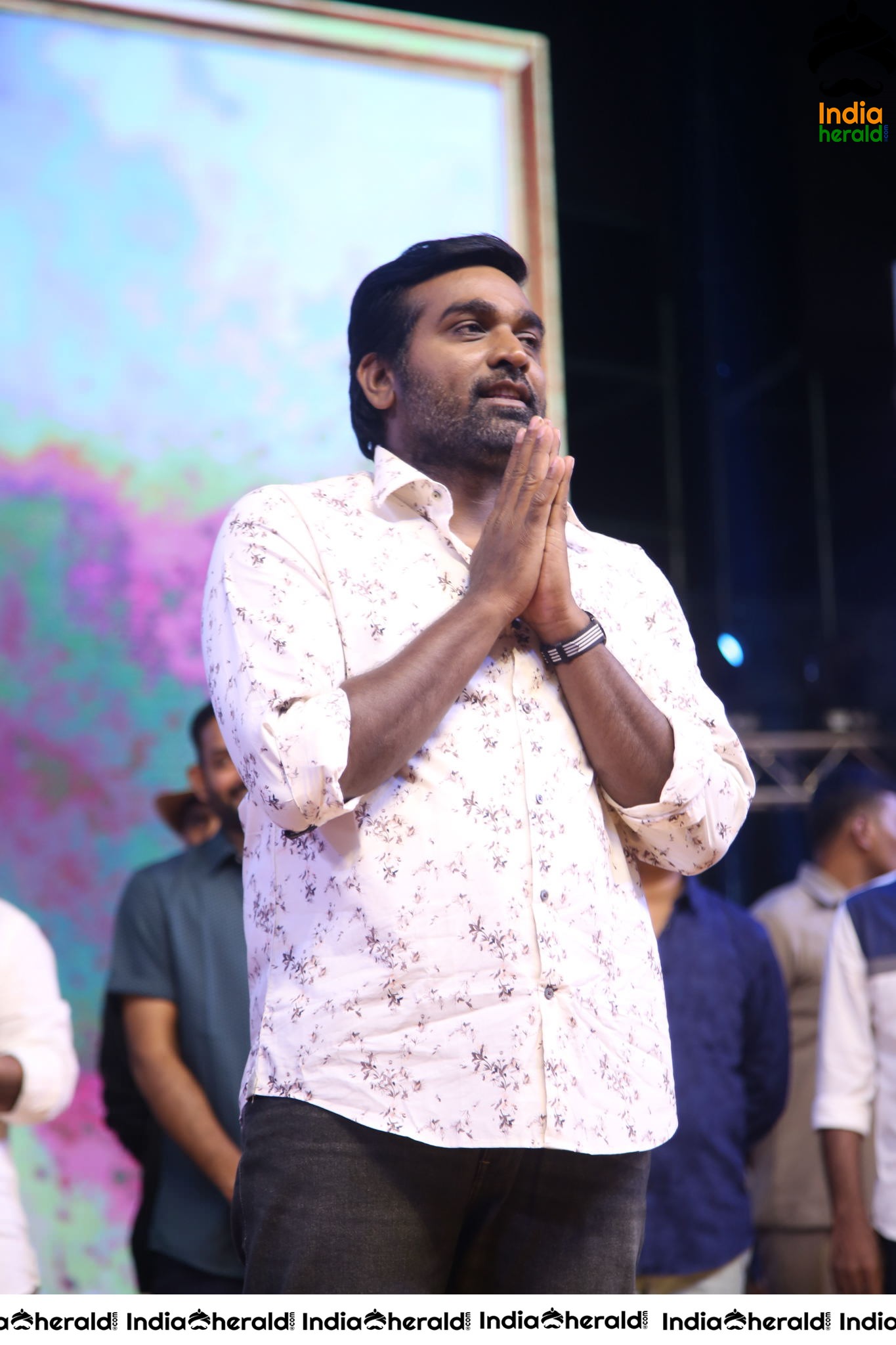 Actor Vijay Sethupathi Photos from Sye Raa Pre Release Event Set 1