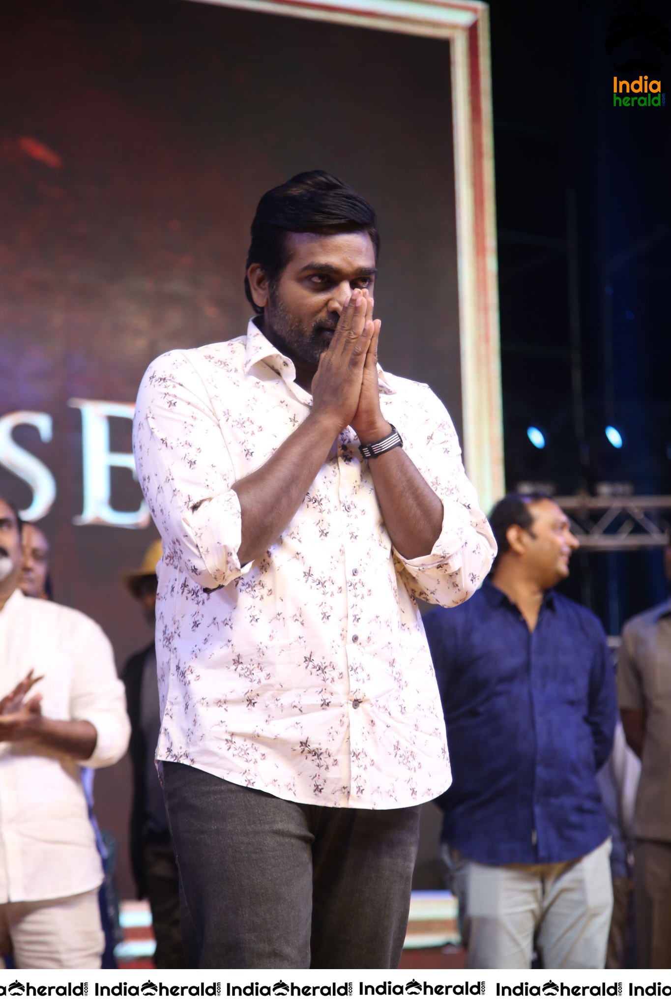 Actor Vijay Sethupathi Photos from Sye Raa Pre Release Event Set 1