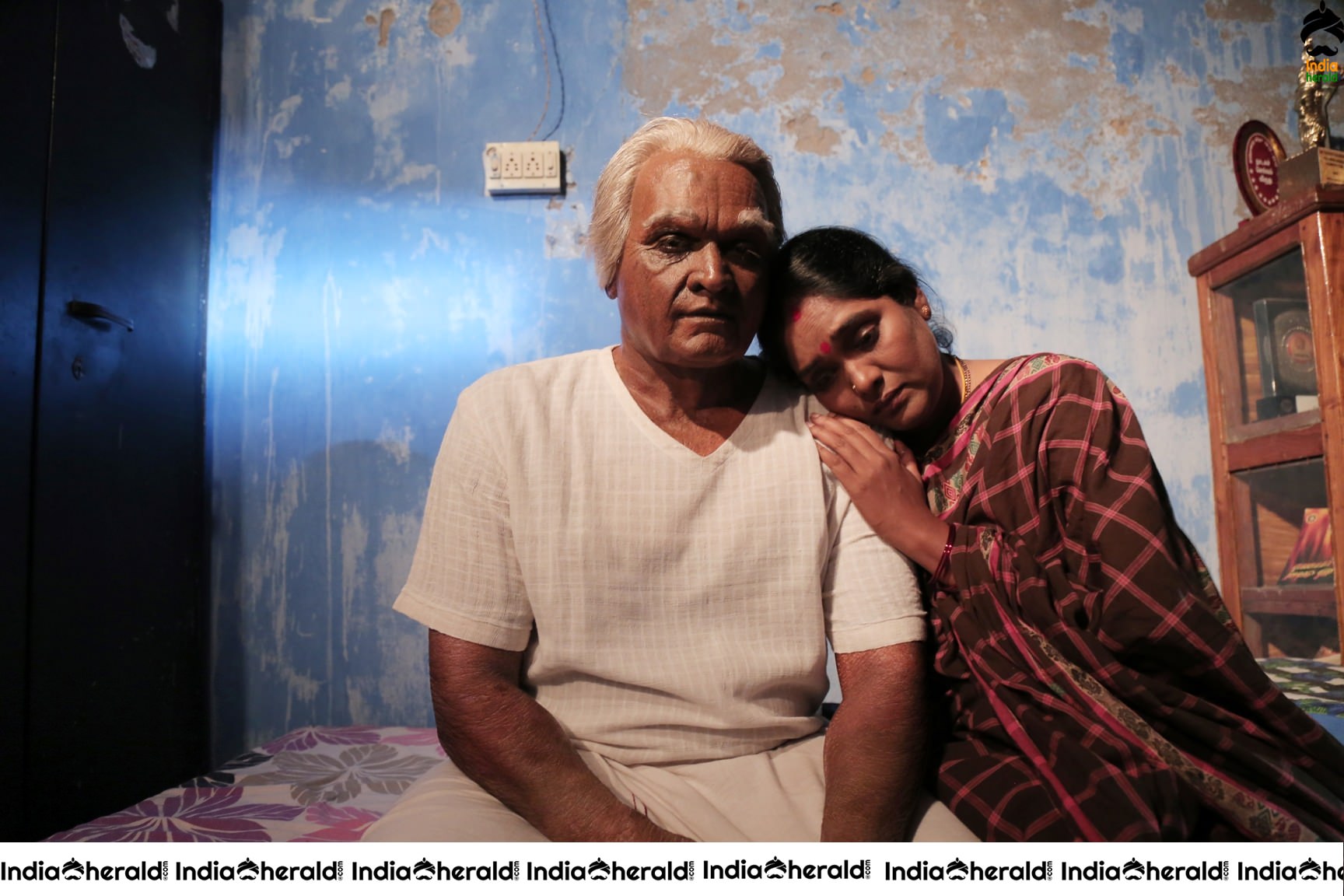 Actor Vijay Sethupathy Photos in a Old Man Getup