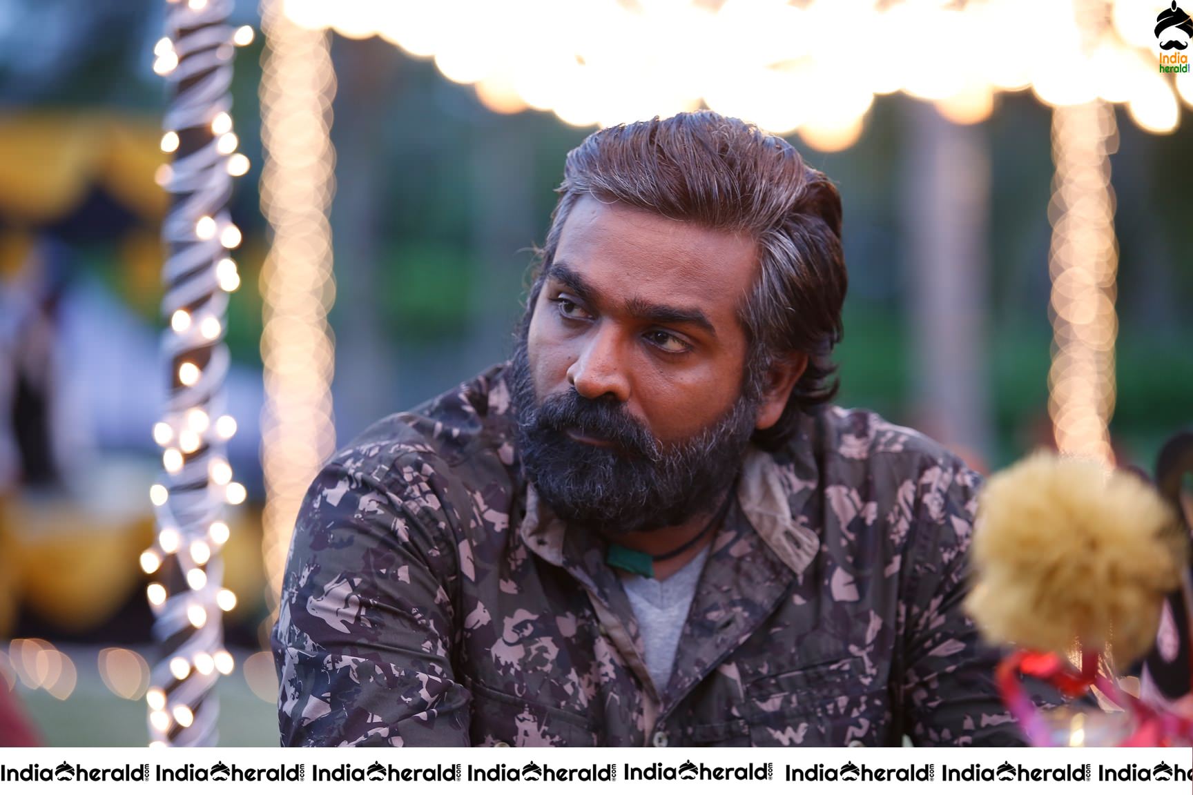Actor Vijay Sethupathy Photos in a Old Man Getup
