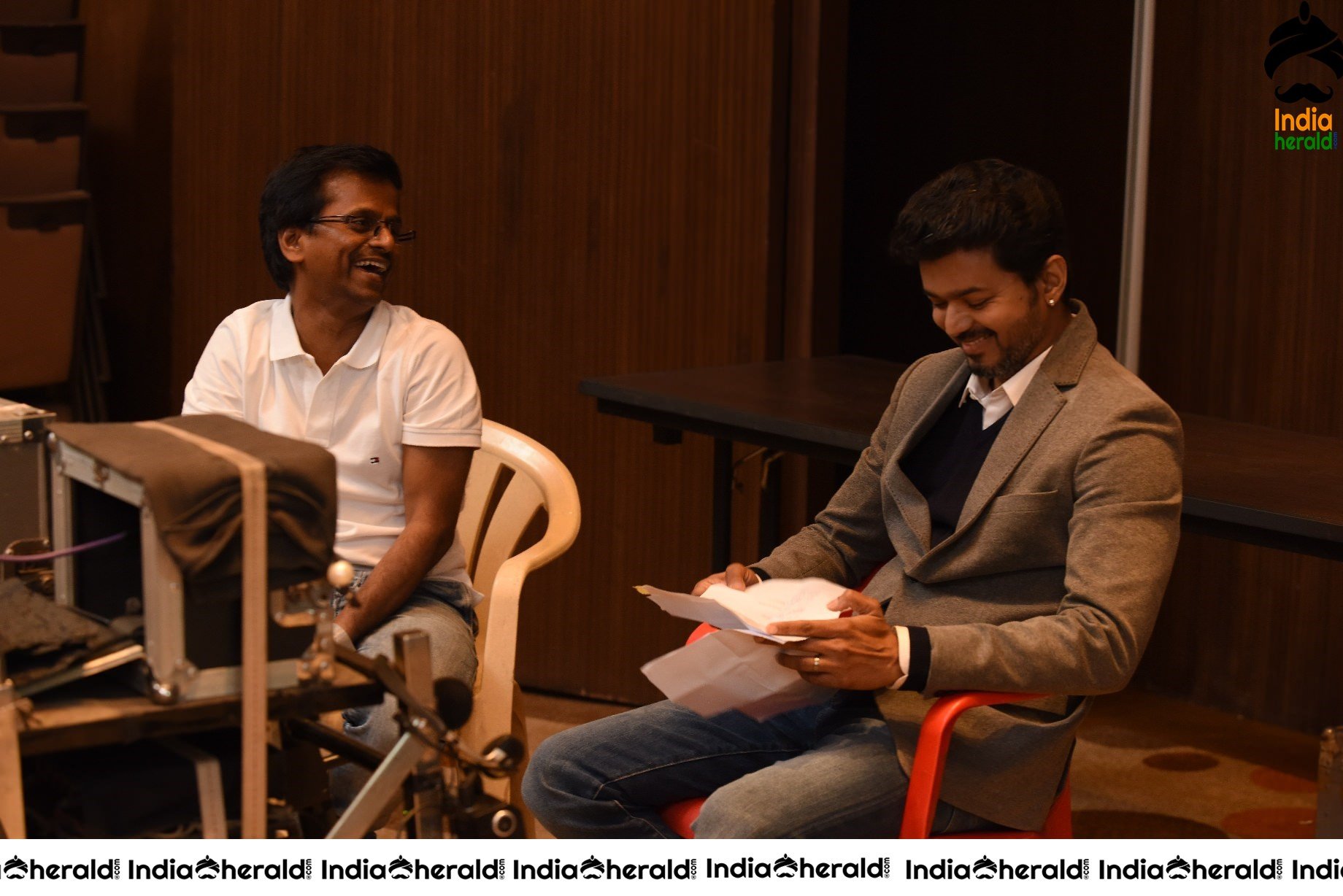 Actor Vijay Unseen Photos Collection from AR Murugadoss movie Set 7