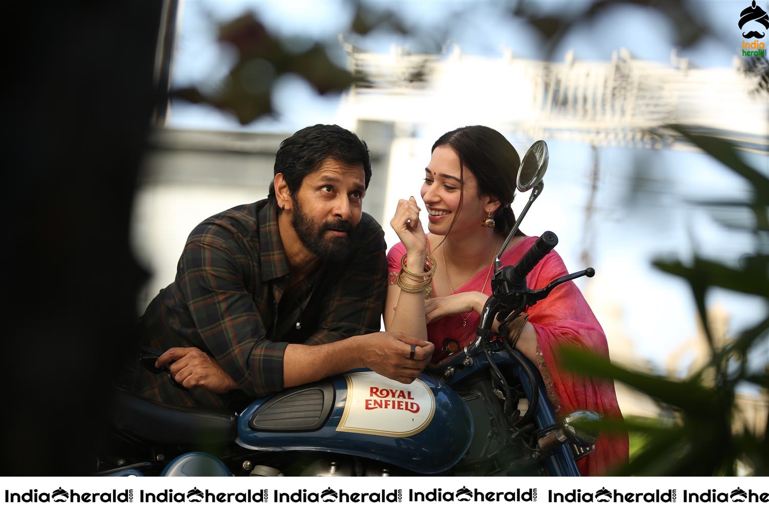 Actor Vikram Photos with Hot Tamanna from the movie Sketch Set 2