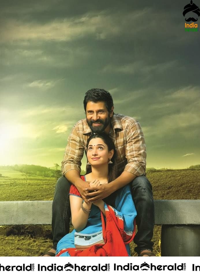 Actor Vikram Photos with Hot Tamanna from the movie Sketch Set 3