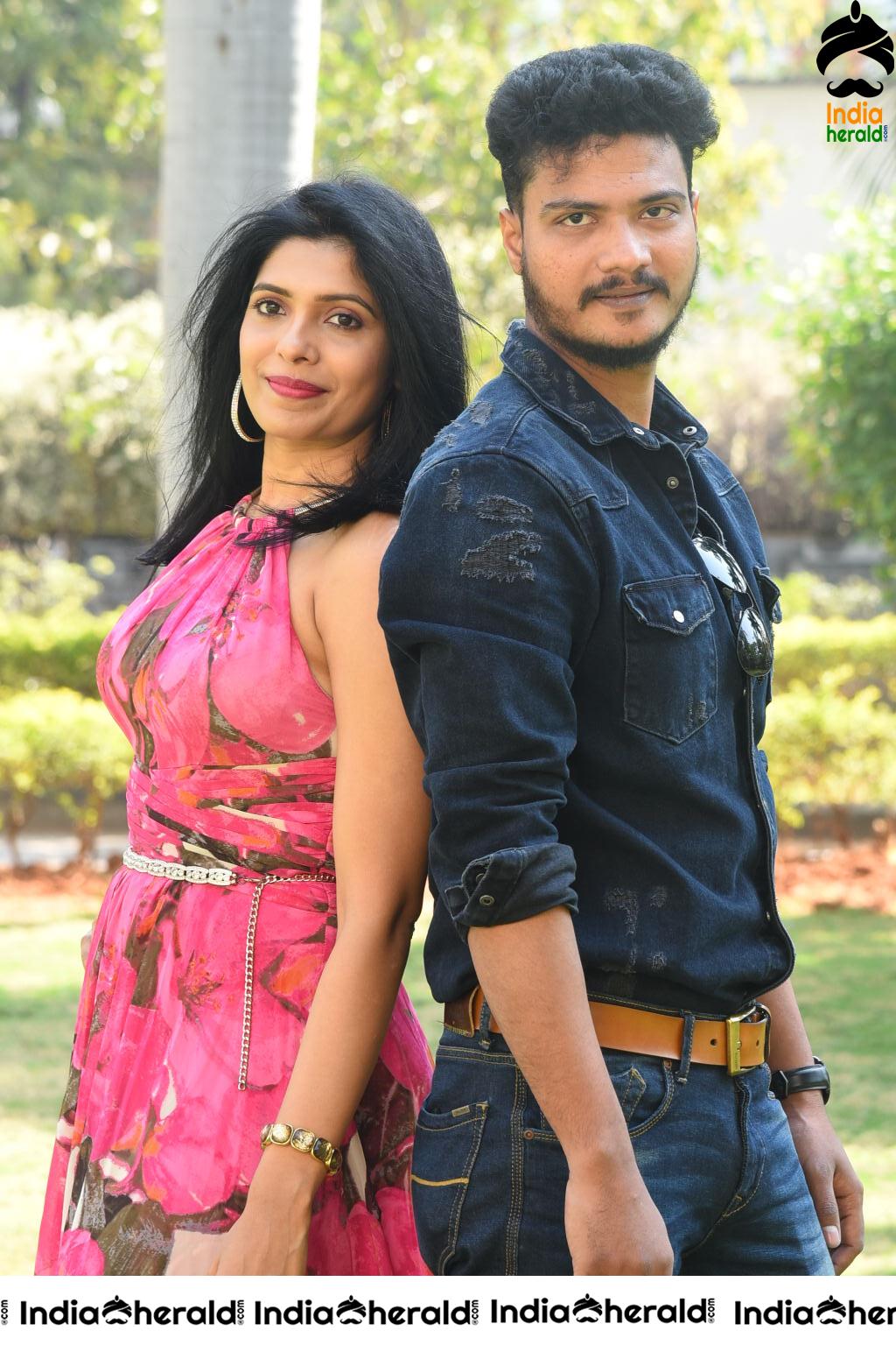 Actor Vikram Shiva Photoshoot with female lead Pragathi Yadhati