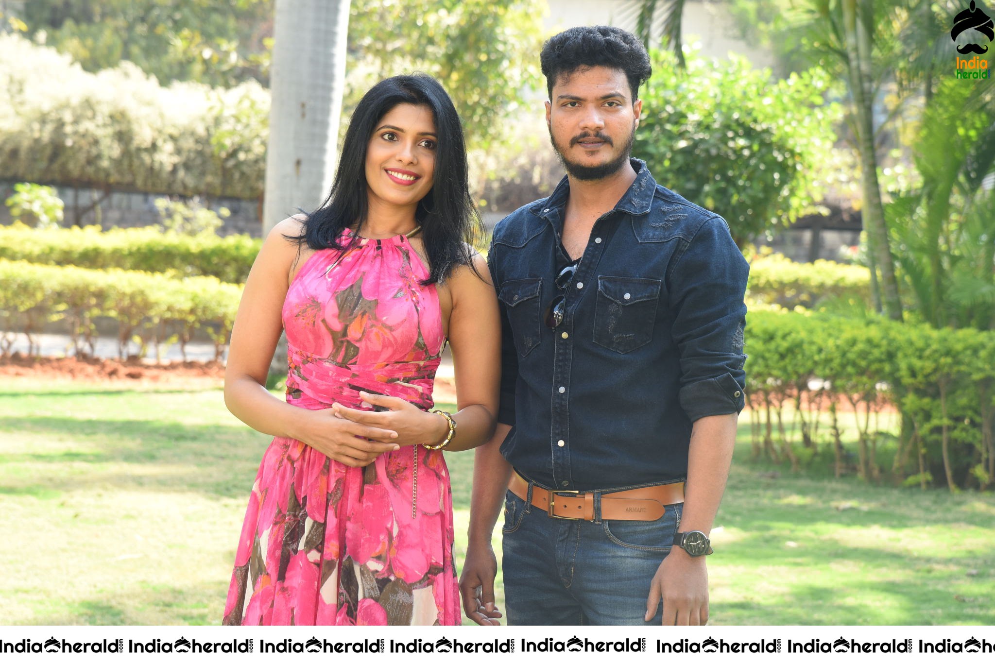 Actor Vikram Shiva Photoshoot with female lead Pragathi Yadhati