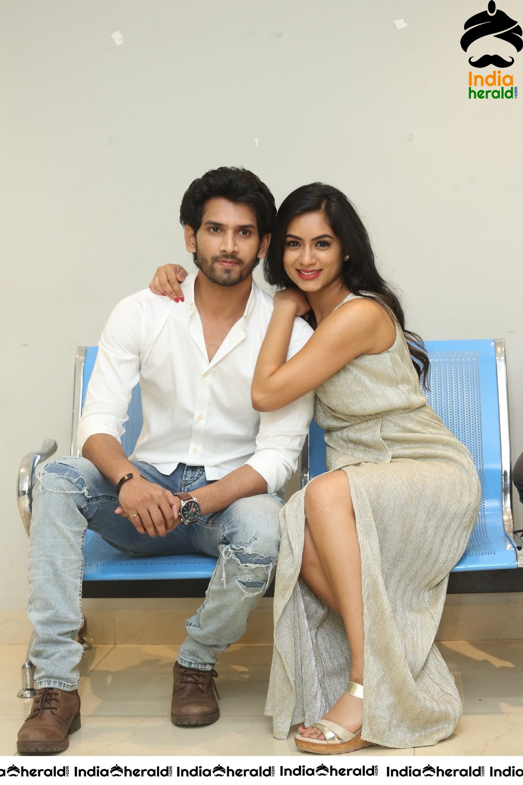 Actor Viraj Ashwin along with Neha Krishna Stills Set 2
