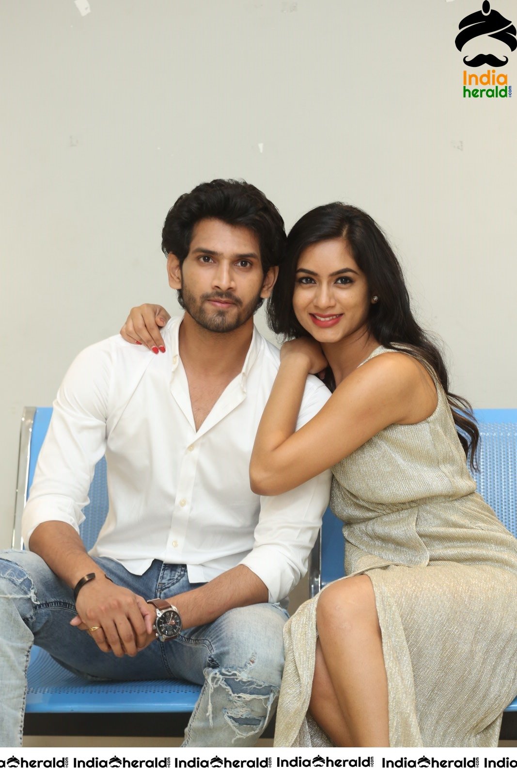 Actor Viraj Ashwin along with Neha Krishna Stills Set 2