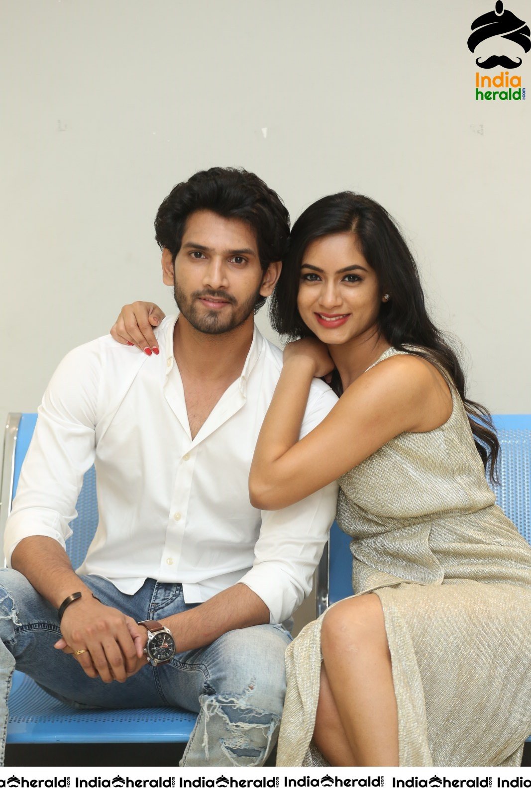 Actor Viraj Ashwin along with Neha Krishna Stills Set 2