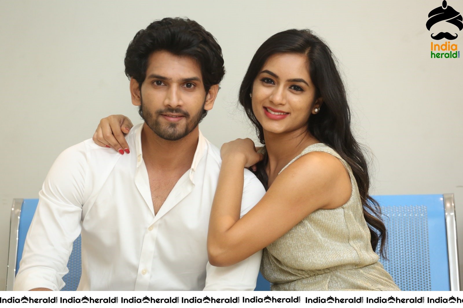 Actor Viraj Ashwin along with Neha Krishna Stills Set 2
