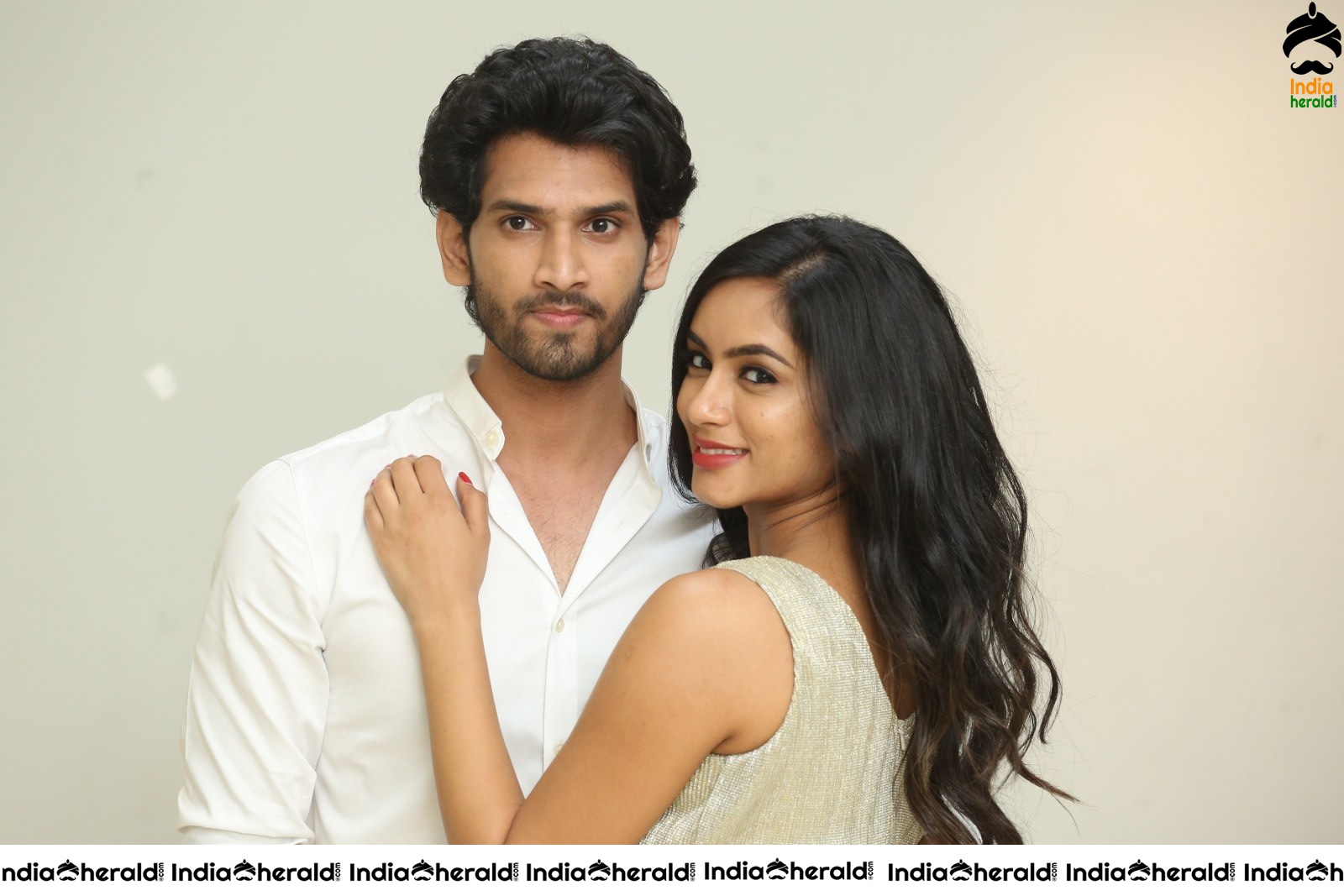 Actor Viraj Ashwin Hot Stills with the female lead Set 2