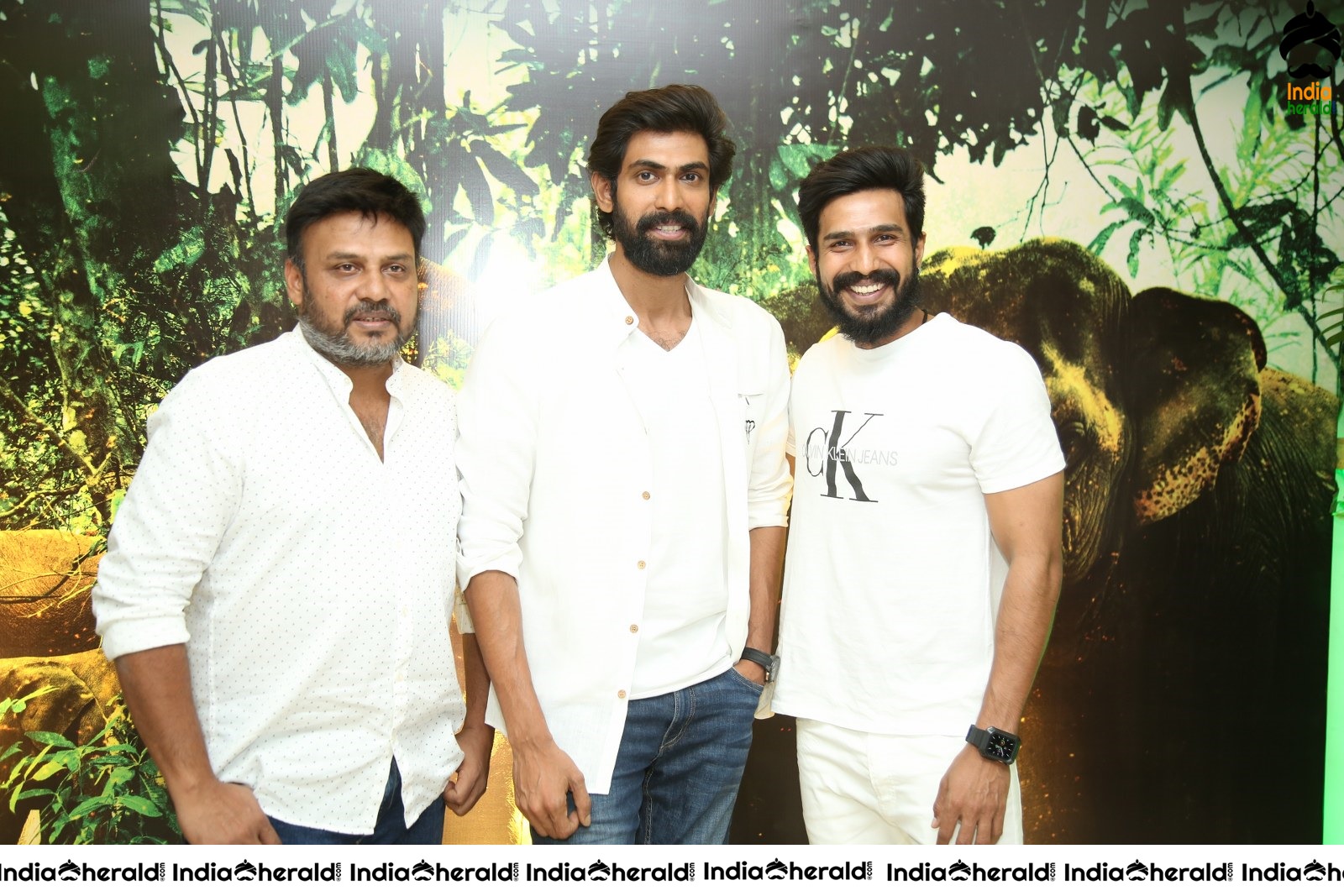 Actor Vishnu Vishal Latest Photos at Aranya Teaser Launch