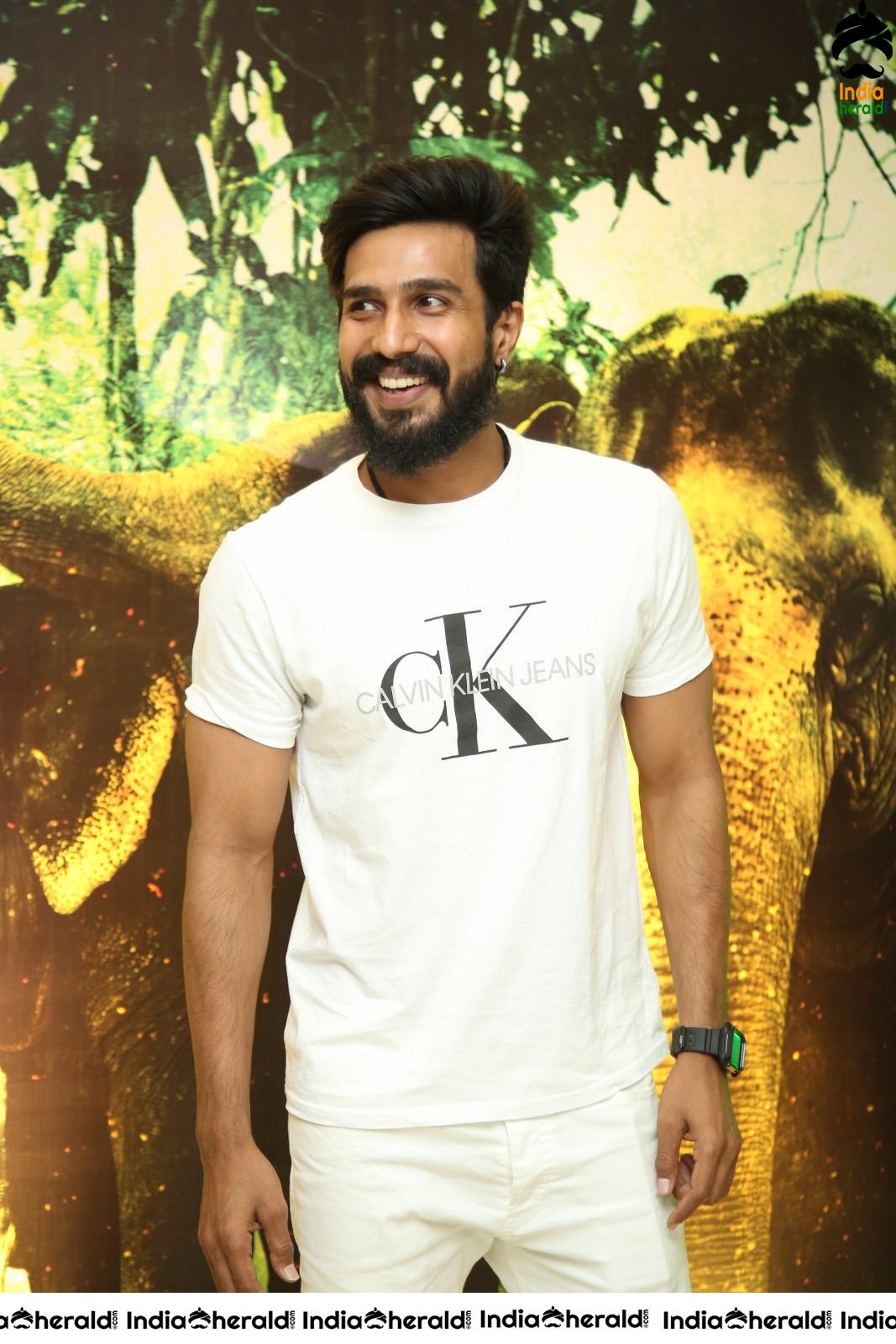 Actor Vishnu Vishal Latest Photos at Aranya Teaser Launch