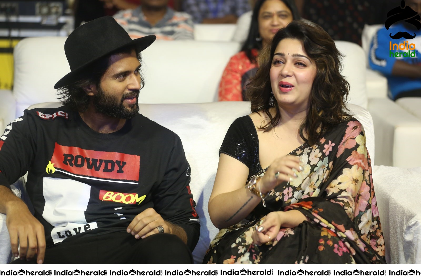 Actor Vjay Deverakonda and Charmee Spotted Together