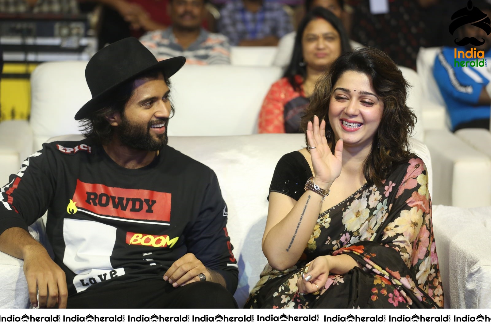 Actor Vjay Deverakonda and Charmee Spotted Together